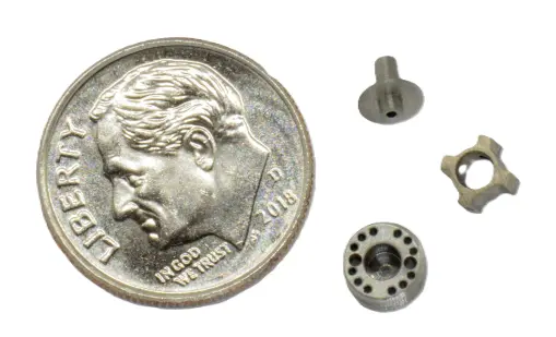 Stainless Steel Small CNC Machined Components Dime Stainless Steel Small CNC Machined Components Dime