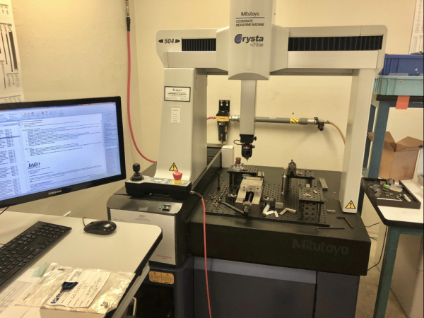 CMM Probe and Solid Model Software