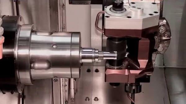 CNC Screw Machine Inside View